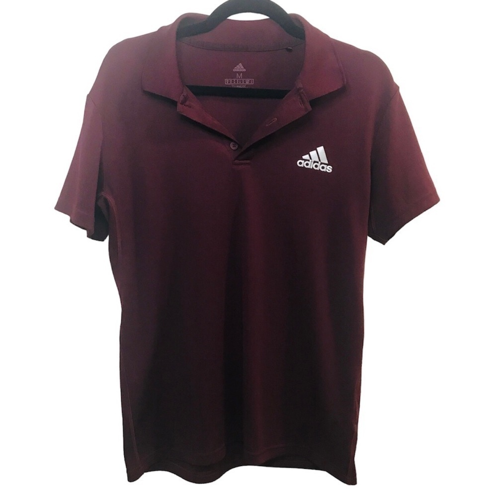 ADIDAS Climalite‎ Athletic Maroon Polo.